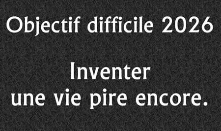 Objectif difficile 2027. Inventer une vie pire encore.