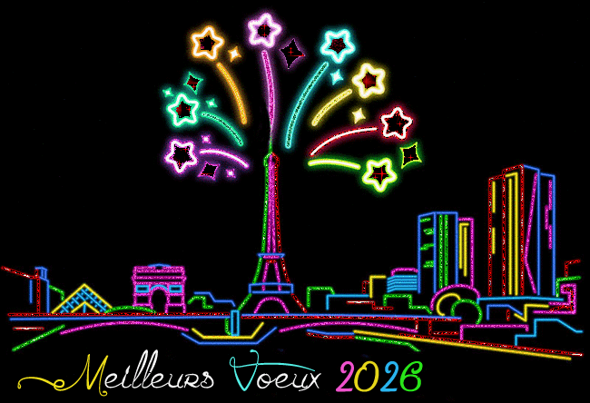 gif animé bonne année 2026 de la ville de paris
