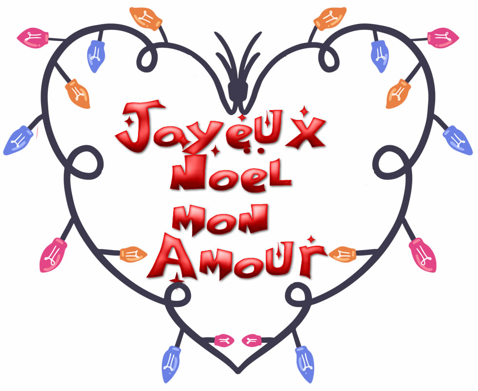 Image avec texte : joyeux noël mon amour