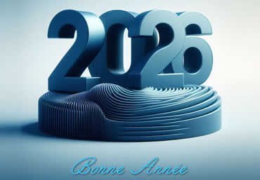 image bonne année 2027 bleu noir
