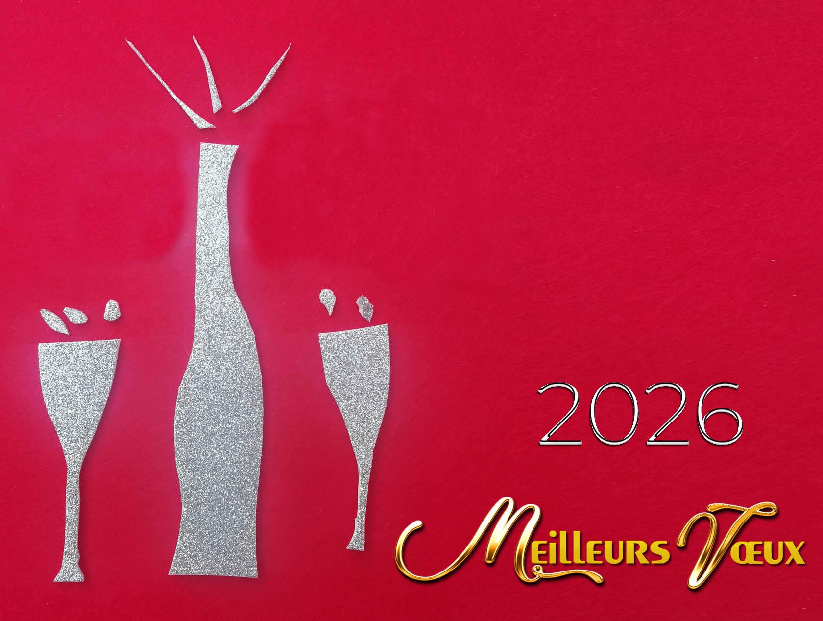 Photo toast 2027 - Toastons la nouvelle année avec joie !