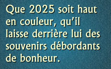 2025 en couleur