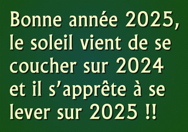 le soleil sur 2025